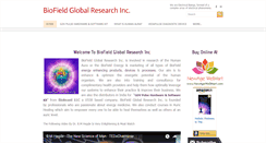 Desktop Screenshot of biofieldglobal.org